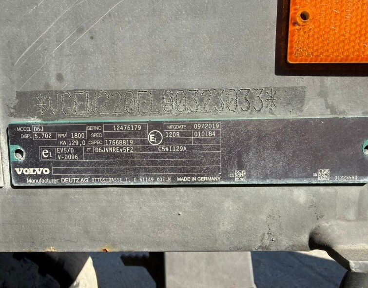 VOLVO  EW220E ***RAISING CAB***